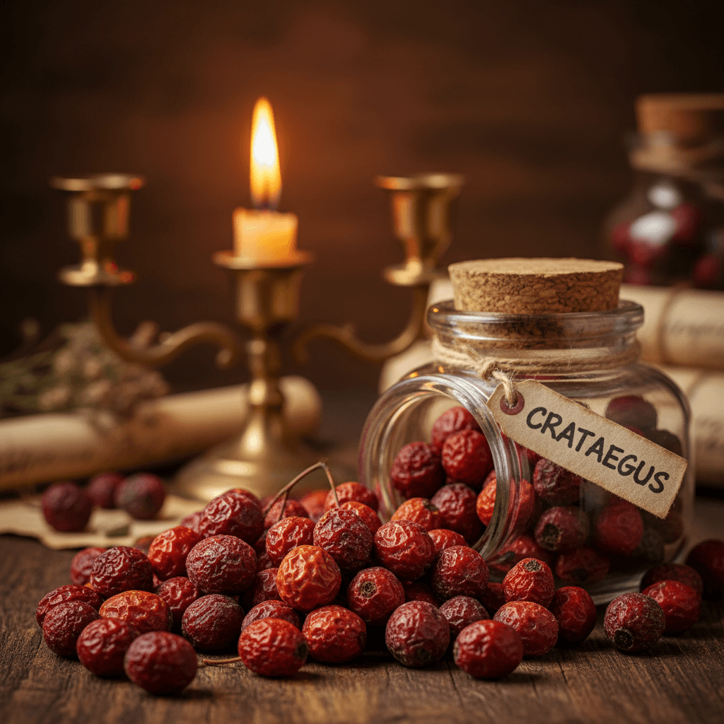 Dried hawthorn berries