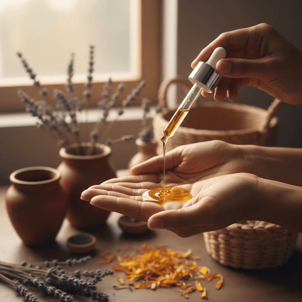 Echoxen Drops bottle with natural herbal formula